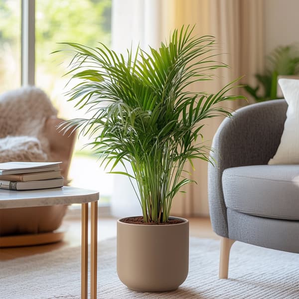 Guldpalm - Set om 2 - Dypsis lutescens - Höjd 60-70cm - ⌀17cm