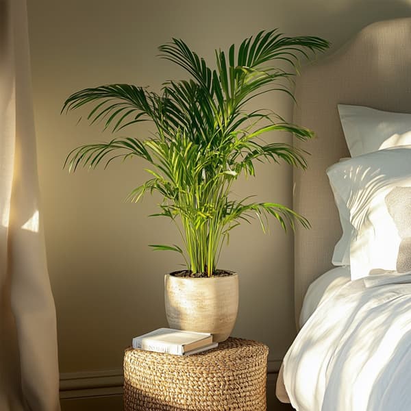 Guldpalm - Set om 4 - Dypsis lutescens - Höjd 60-70cm - ⌀17cm