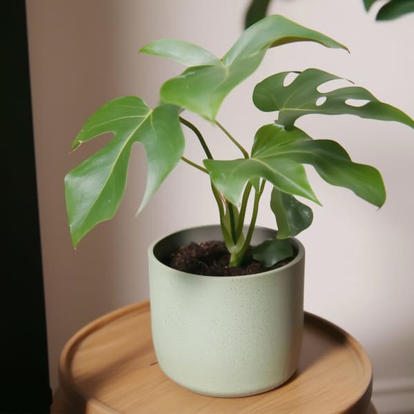Hålväxt - Set om 2 - Rhaphidophora tetrasperma - Höjd 20-30cm - ⌀12cm