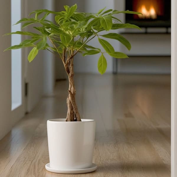 Rahanpuu - Pachira aquatica - Korkeus 60-70 cm - ⌀17 cm