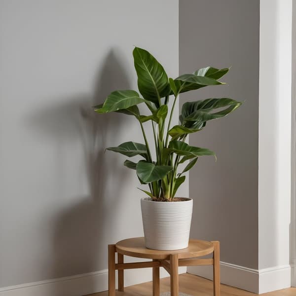 Strelitzia Nicolai - Vit papegojblomma XL - Krukväxt - ⌀21cm - Höjd 90-110cm