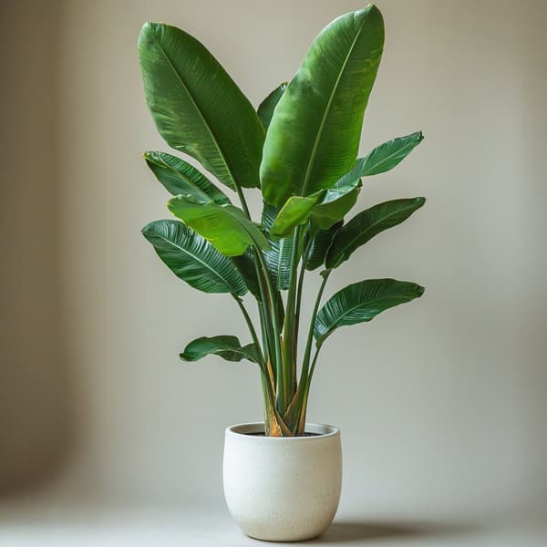 Strelitzia Nicolai - Vit papegojblomma XL - Krukväxt - ⌀21cm - Höjd 90-110cm