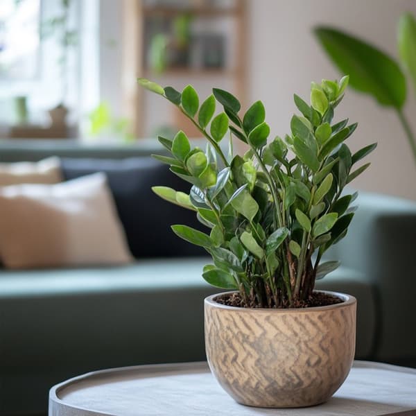 Lykkebregne - Zamioculcas Emerald - Højde 70-80cm - ⌀21cm