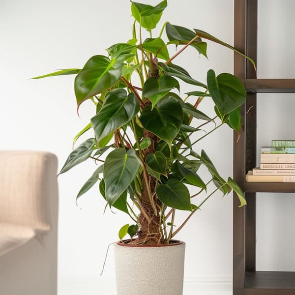 Grön krukväxt - Philodendron 'Red Emerald' - Höjd 70-80 cm - Kruka 19 cm