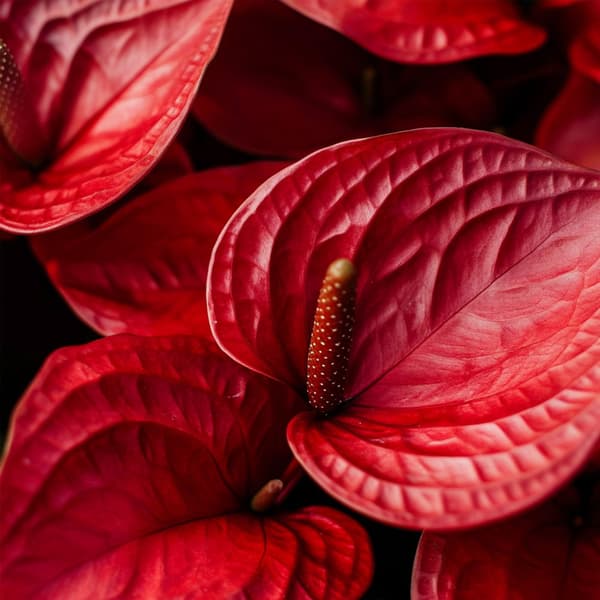 Rosenkalla - Anthurium 'Madural Red' - Höjd 55-70cm - ø17cm