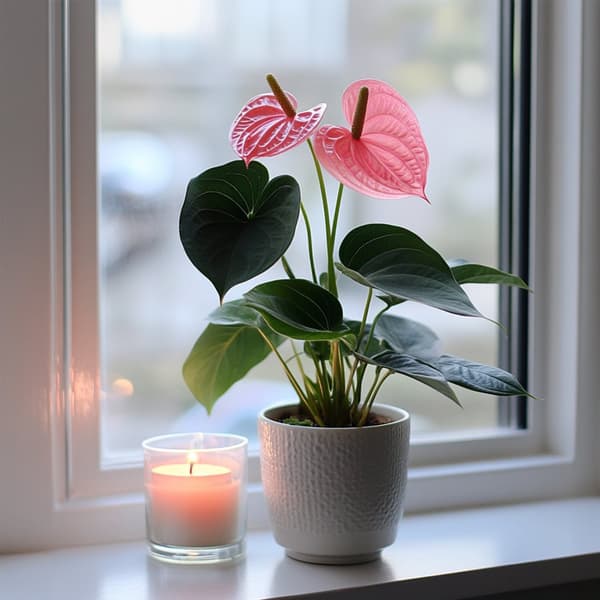 Anthurium - 'Sweet Dream' - Korkeus 35-45cm - ⌀12cm