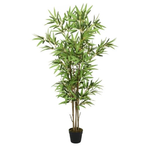 Konstväxt bambu 1288 blad 180 cm grön
