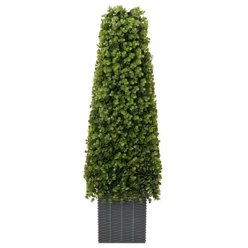 Konstgjord Eukalyptus Träd med Kruka 27x27x90 cm Grön