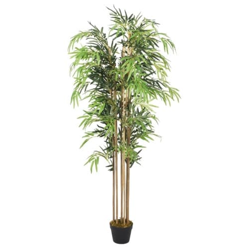Konstväxt bambu 730 blad 120 cm grön