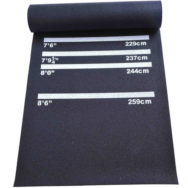 Rootz Anti-slip gummimatta - Svart, Vit - Gummi - 118,11 cm x 24,01 cm x 0,12 cm