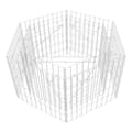 Miniatyrbilde 2 av 5: vidaXL Gabion høybed sekskantet 100x90x50 cm