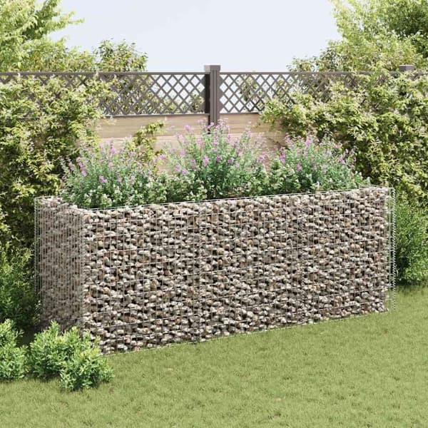 vidaXL Gabion høybed stål 270x90x100 cm