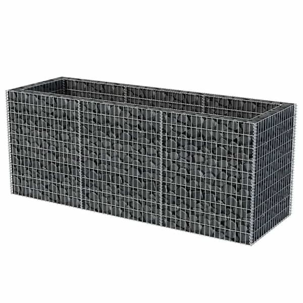 vidaXL Gabion høybed stål 270x90x100 cm