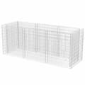 Miniatyrbilde 2 av 6: vidaXL Gabion høybed stål 270x90x100 cm