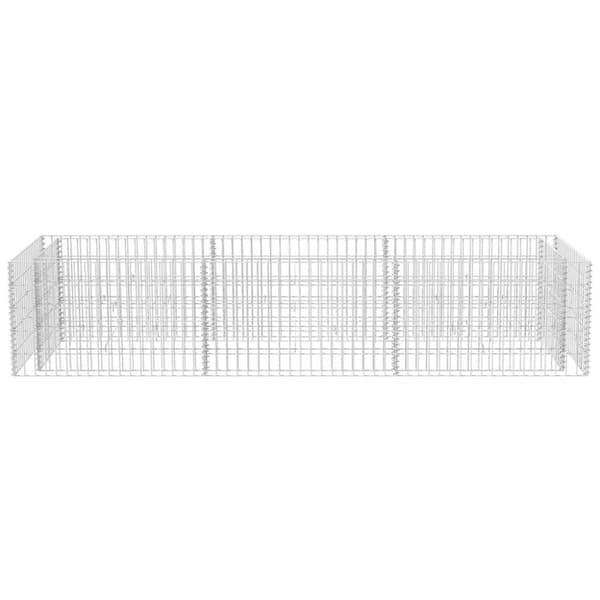 vidaXL gabion-højbed 270x90x50 cm stål