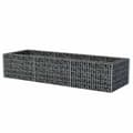 Miniatyrbilde 3 av 6: vidaXL Gabion høybed stål 270x90x50 cm