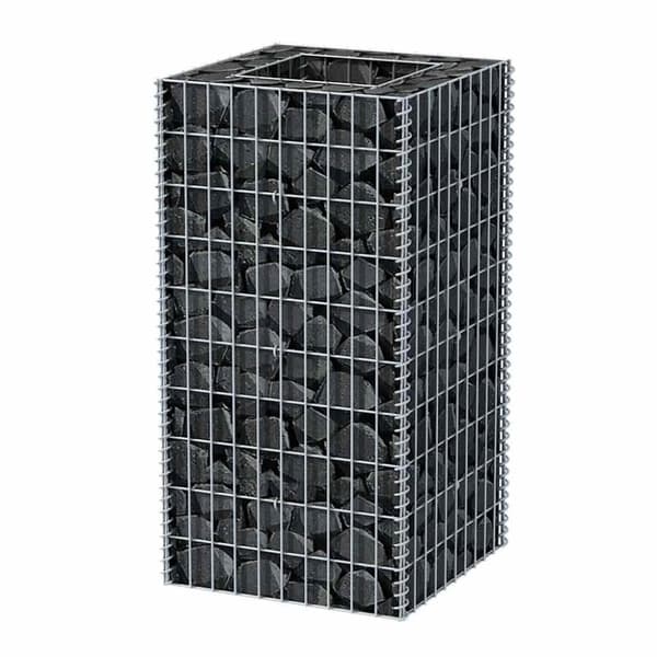 vidaXL Gabion høybed stål 50x50x100 cm