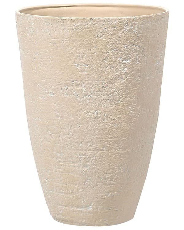 Kruka Beige Sten 51 x 51 x 71 cm Inomhus Utomhus