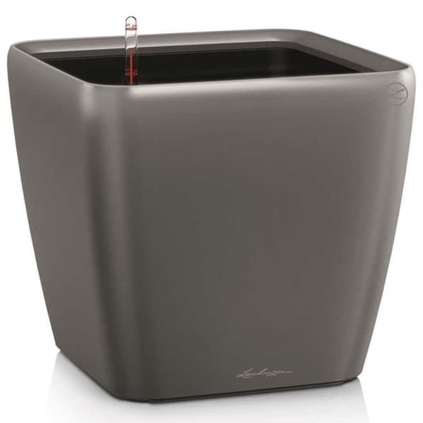 LECHUZA plantekrukke Quadro 43 LS ALL-IN-ONE trækul 16183
