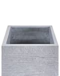 Pikkukuva 6 / 9: Kukkaruukku valkoinen 30 x 28 x 30 cm savikuituseos lasikuitu tyhjennysreiät neliö kestävä