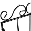 Miniatyrbillede 4 af 7: Plantehylde med mosaik, 3 hylder - sort/hvid