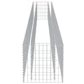 Miniatyrbillede 6 af 8: vidaXL gabion-højbed 450x50x50 cm galvaniseret stål