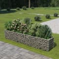 Miniatyrbillede 1 af 8: vidaXL gabion-højbed 270x50x50 cm galvaniseret stål