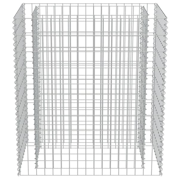 vidaXL gabion-højbed 90x50x100 cm galvaniseret stål