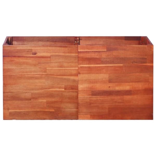 vidaXL forhøjet plantekasse i træ 100x50x50 cm