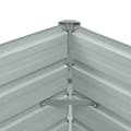 Miniatyrbillede 7 af 8: vidaXL forhøjet plantekasse 100x40x45 cm galvaniseret stål grøn