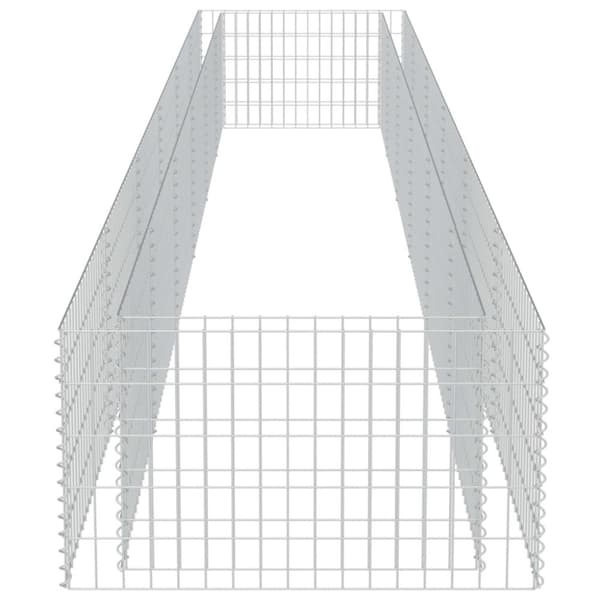 vidaXL Gabion høybed galvanisert stål 540x90x50 cm