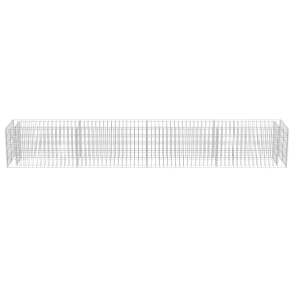 vidaXL Gabion høybed galvanisert stål 360x50x50 cm