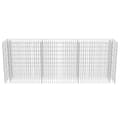 Miniatyrbilde 5 av 8: vidaXL Gabion høybed galvanisert stål 270x50x100 cm