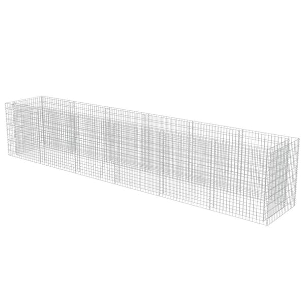 vidaXL Gabion høybed galvanisert stål 540x90x100 cm