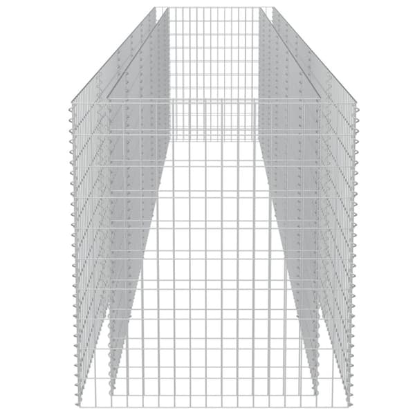 vidaXL Gabion høybed galvanisert stål 540x90x100 cm