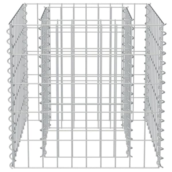 vidaXL Gabion høybed galvanisert stål 50x50x50 cm