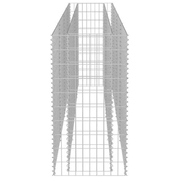 vidaXL Gabion høybed galvanisert stål 360x50x100 cm