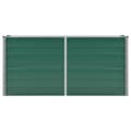 Miniatyrbilde 3 av 7: vidaXL Høybed galvanisert stål 160x40x77 cm grønn