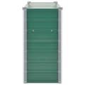 Miniatyrbilde 4 av 7: vidaXL Høybed galvanisert stål 160x40x77 cm grønn