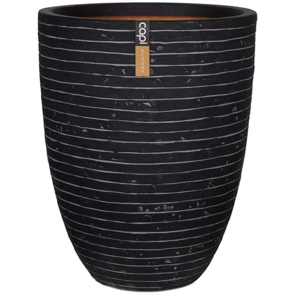 Capi Plantevase Nature Row elegant lav 36x47 cm antrasitt KRWZ782