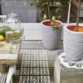 Miniatyrbilde 3 av 10: Capi Plantevase Nature Rib elegant lav 36x47 cm elfenben KOFI782