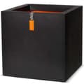 Miniatyrbillede 1 af 11: Capi plantekasse Urban Smooth 40x40x40 cm firkantet sort KBL903