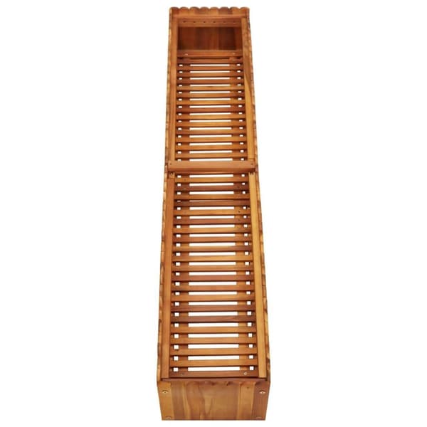 vidaXL Høybed 150x30x25 cm heltre akasie
