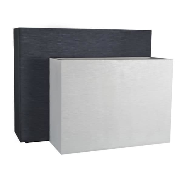 EDA PLASTIQUE Blomma låda Muret Loft Graphit - 46 L - 78,5 x 29,5 x 60 cm - Antracitgrå