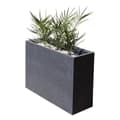 Miniatyrbild 1 av 5: EDA PLASTIQUE Blomma låda Muret Loft Graphit - 46 L - 78,5 x 29,5 x 60 cm - Antracitgrå