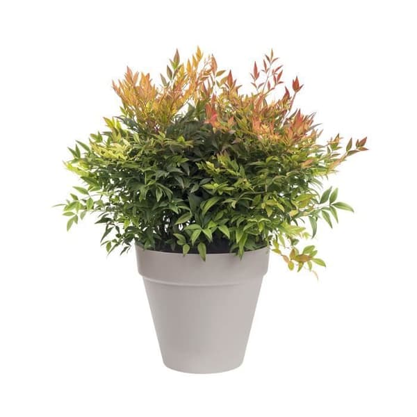 ELHO Round Loft Urban blomkruka - Ø 20 cm - Varmgrå