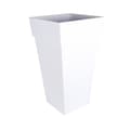 Miniatyrbild 3 av 3: EDA XXL Tuscan Flowerpot - Square - 43,3 x 43,3 x H 80 cm - 98 L - White