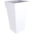 Miniatyrbild 1 av 3: EDA XXL Tuscan Flowerpot - Square - 43,3 x 43,3 x H 80 cm - 98 L - White