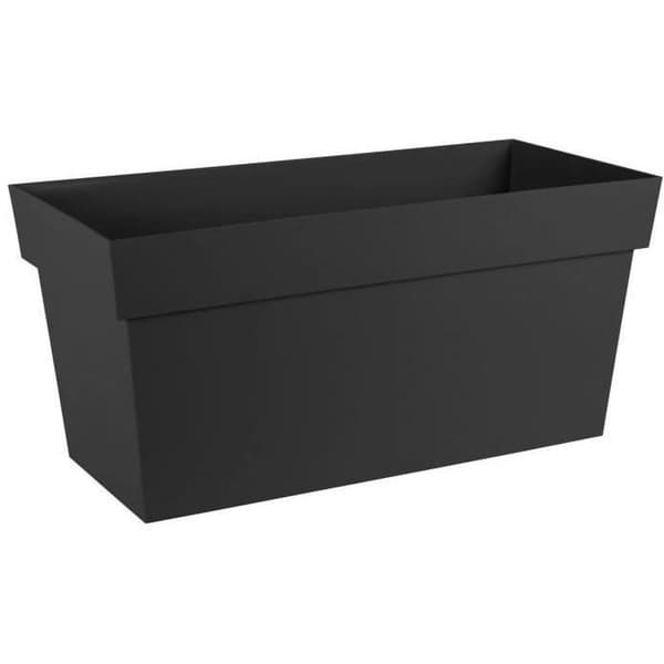 EDA Vägg med hjul Toscana - 79 x 35 x H 39 cm - 74 L - Svart