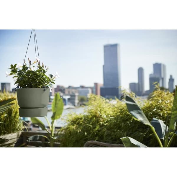 ELHO Greenville 24 hängande blomkruka - Utomhus - Ø 23,9 x H 20,3 cm - Lövgrön